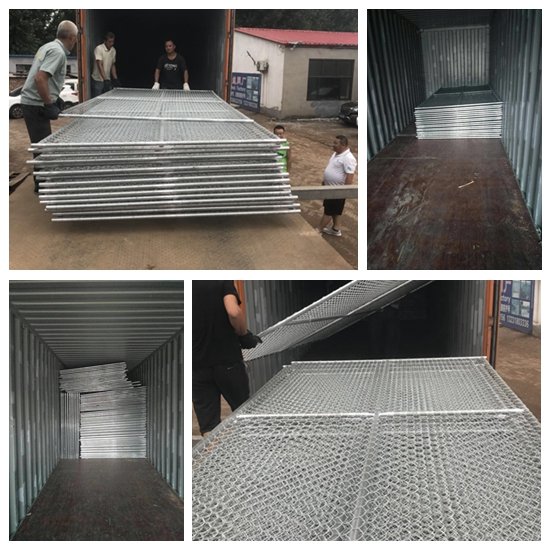 6x10 chain link fence panels for sale container loading