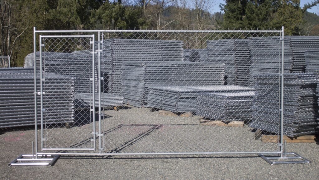 used temporary chain link fence panels for sale