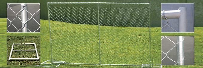 Temporary construction fence chain link temporary fence for sale