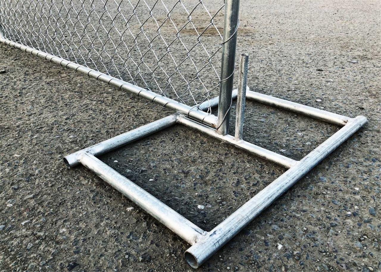 temporary fence stand