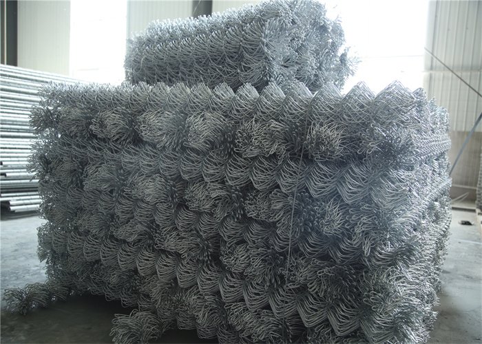 chain link mesh of portable chain link fence panels